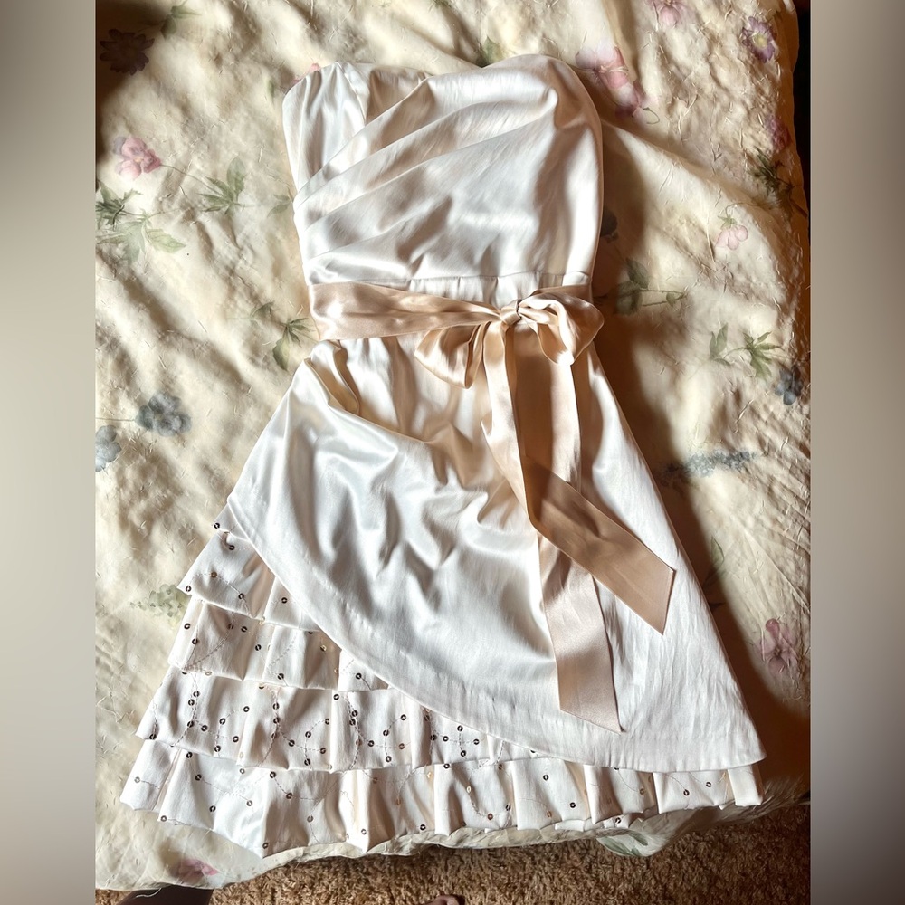 Ivory Mini Dress